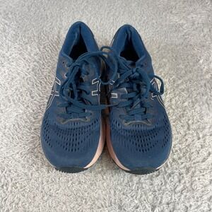 Asics Gel-Cumulus 23 Navy Blue & Pink Running Shoes Womens Size 9